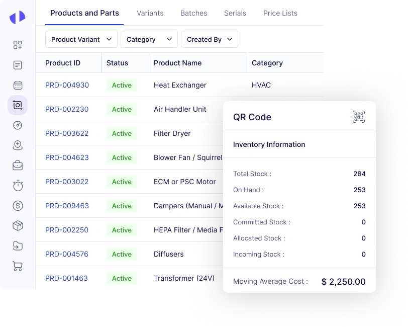 Spare Parts Cataloging