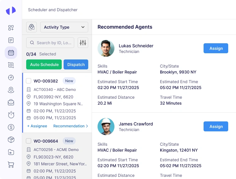 Skill and Certification Based Assignment
