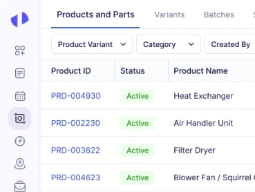 Parts and Inventory Management