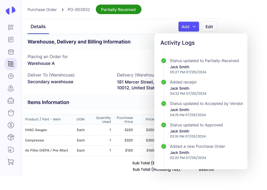 Purchase Order Software