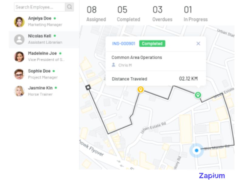 Zapium Route optimization 