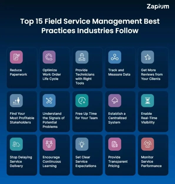Top 15 Field Service Management Best Practices Industries Follow