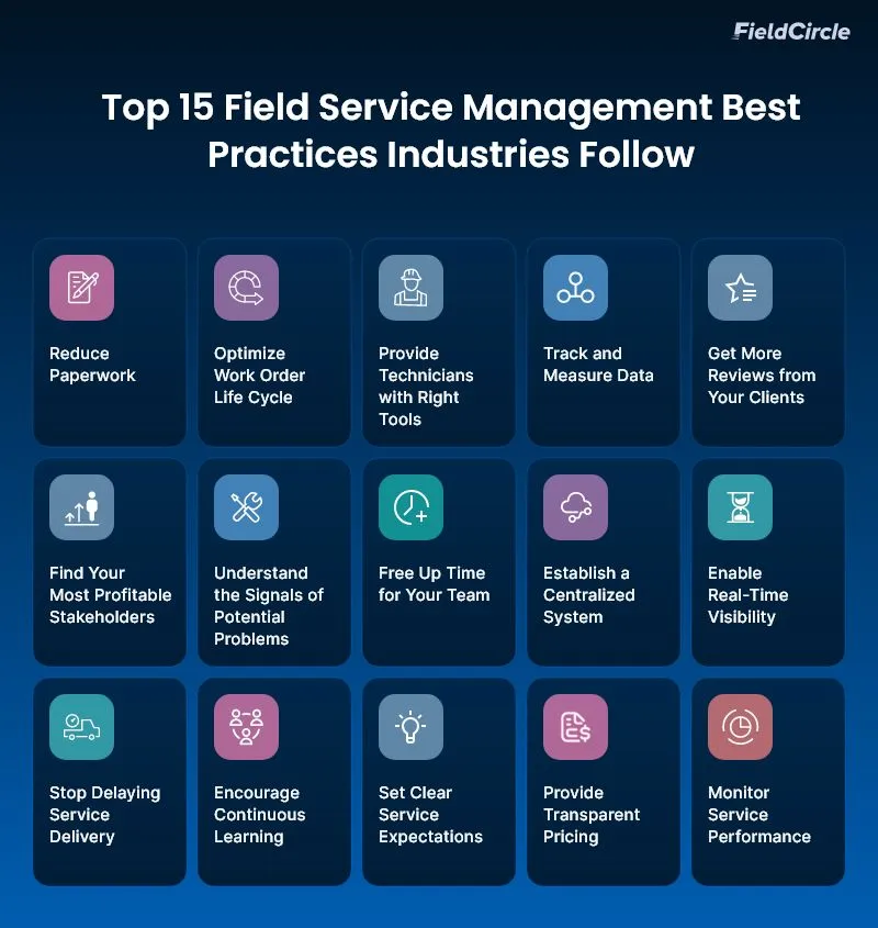 Field Service Management Best Practices for Industries