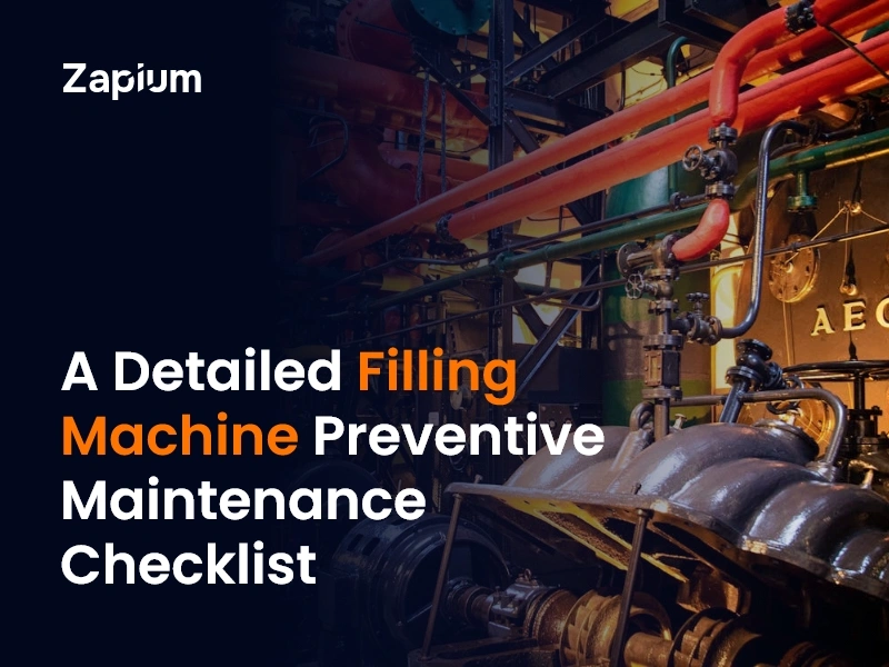 Filling Machine Preventive Maintenance Checklist