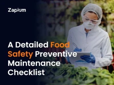 Food Safety Preventive Maintenance Checklist
