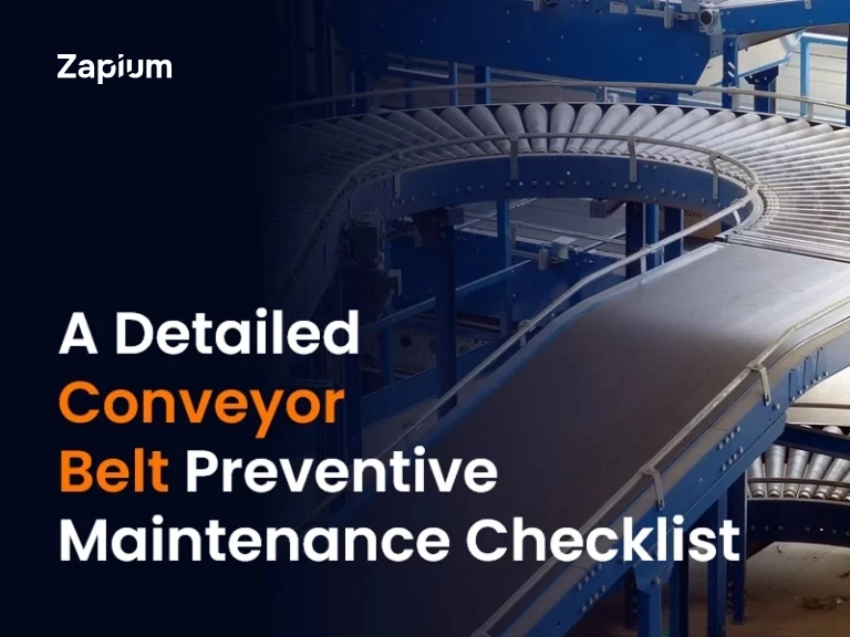 Conveyor Belt Preventive Maintenance Checklist