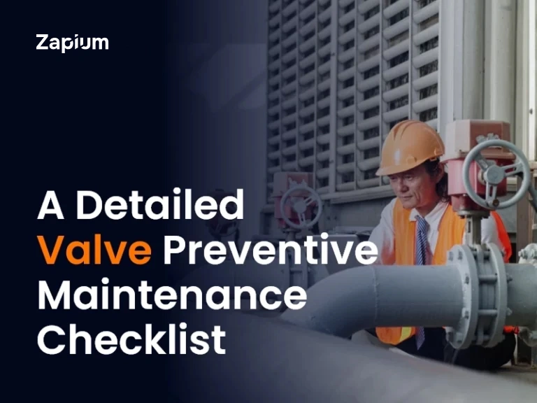 Valve Preventive Maintenance Checklist