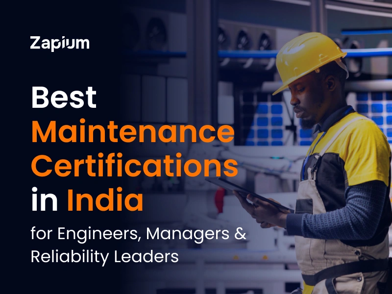 Best Maintenance Certifications in India